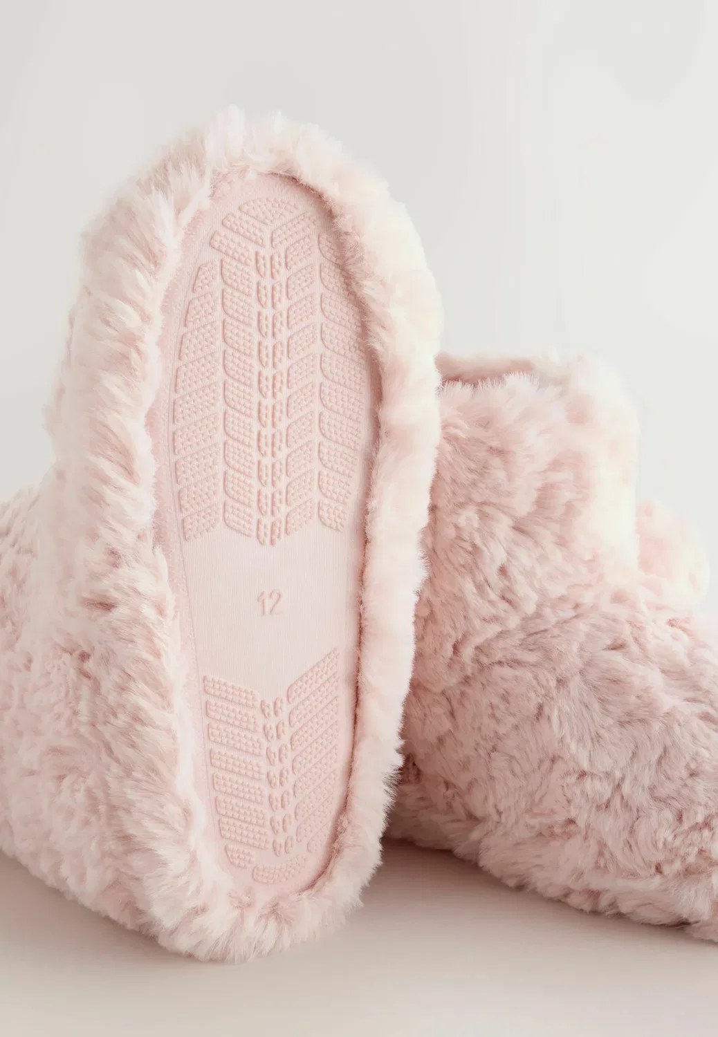 Домашние тапочки - тапочки Next, Pink Faux Fur — фото 3