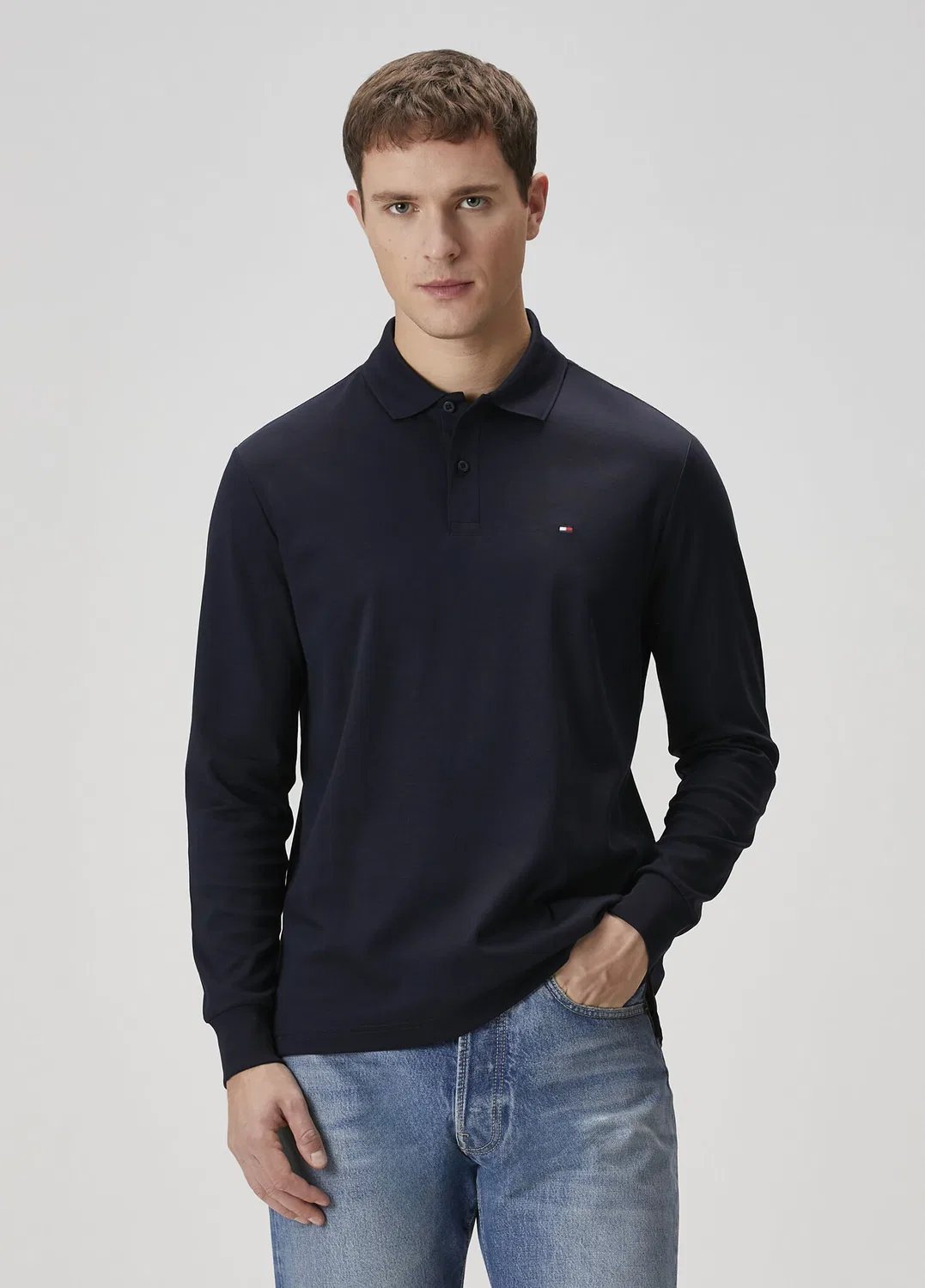 Поло Regular Fit Tommy Hilfiger, Mavi