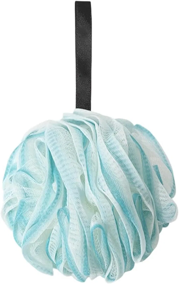 Мочалка для душа из микрофибры, Generisch, 1 шт, Cyanblau