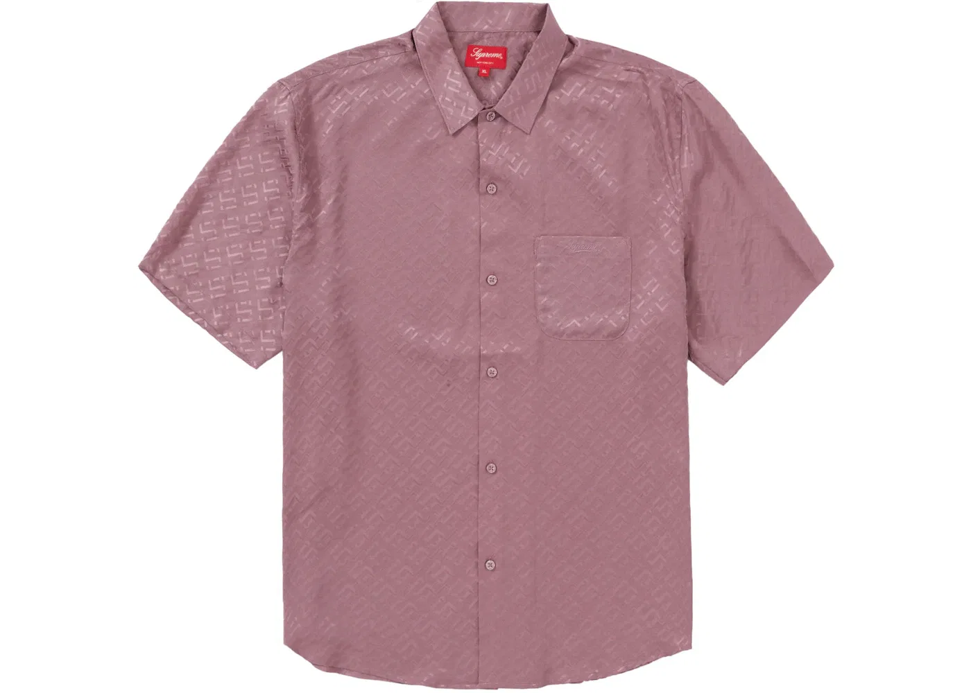 Мужская рубашка с монограммой Supreme Dusty Purple