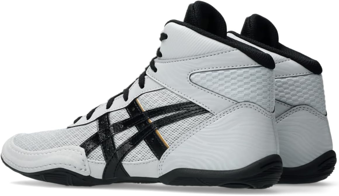Детские борцовские кроссовки Asics Matflex 7 для школьников, черный — фото 4