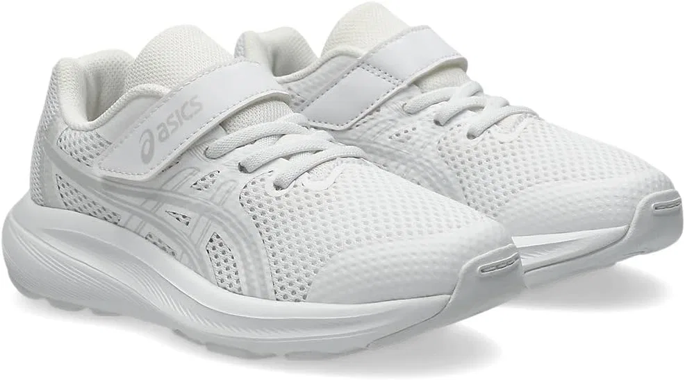 Детские беговые кроссовки для мальчиков Contend 10 PS ASICS, White/Cloud Grey — фото 2