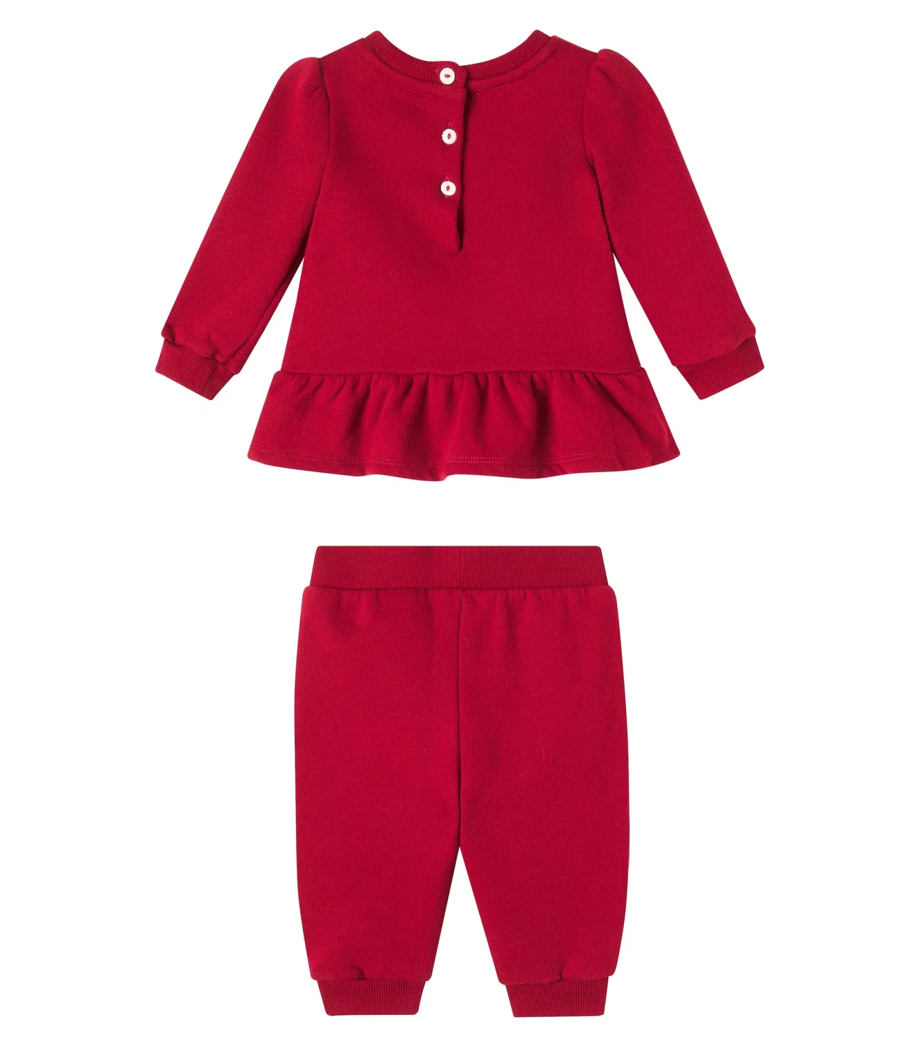 Комплект из свитшота и спортивных брюк Polo Bear, Polo Ralph Lauren Kids, красный — фото 4