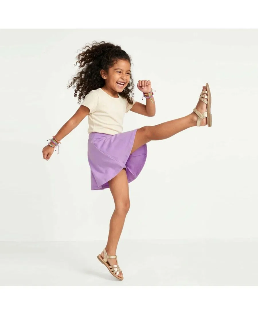Юбка-шорты из органического хлопка Kids Fair Trade Organic Cotton Pocket Skort Mightly, Lilac — фото 3