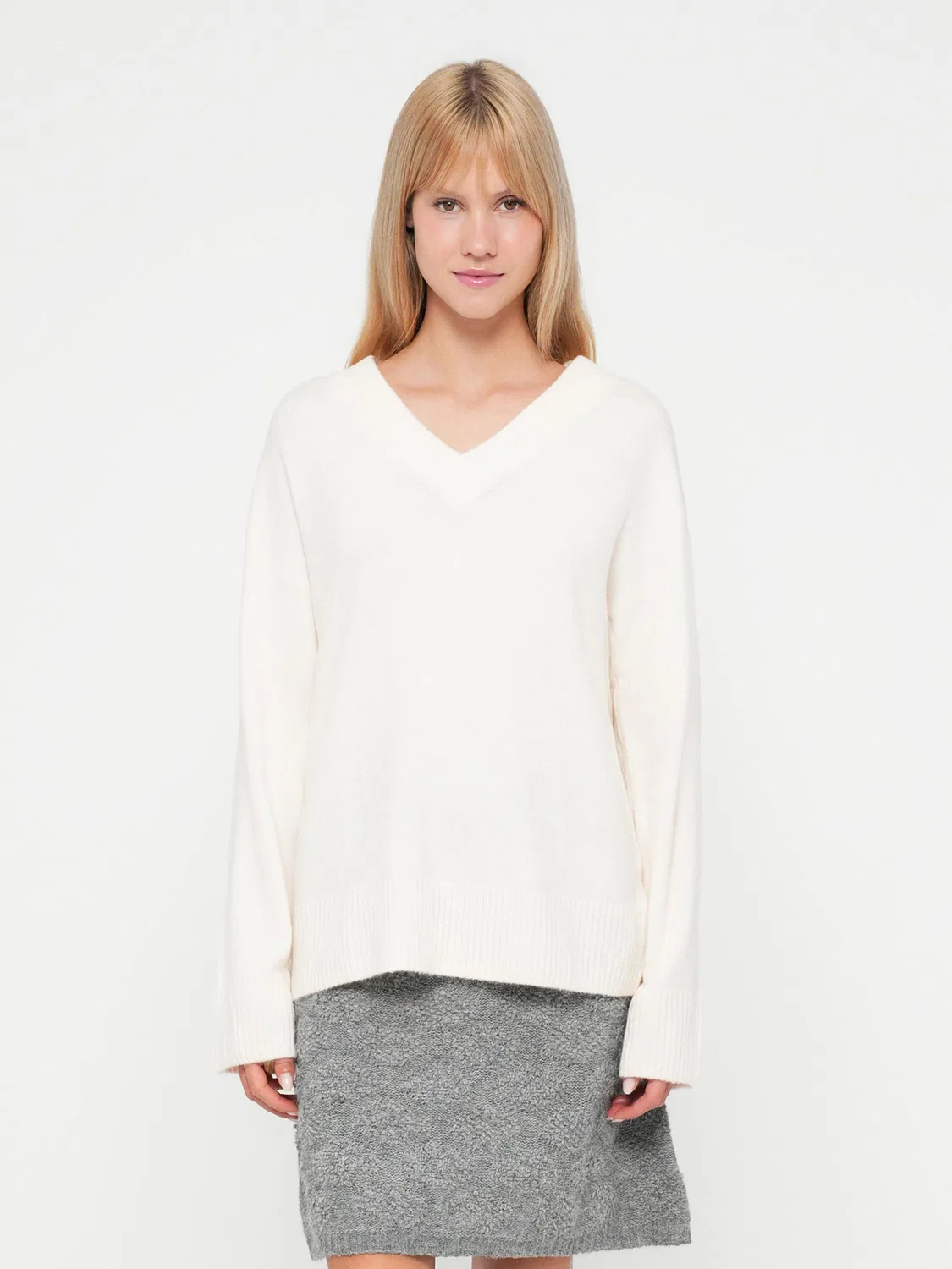 Свитер Gap AIRY из белой шерсти — фото 2
