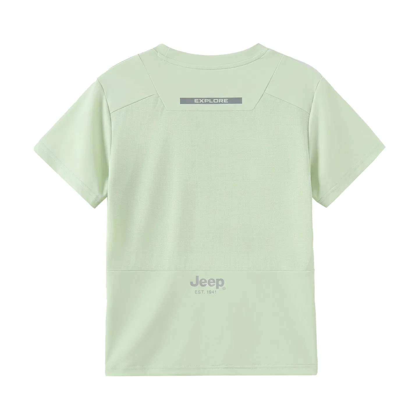 Детская футболка с круглым вырезом Jeep Grade School T Shirts Crew Neck Thin Stretch, Sky Blue — фото 4
