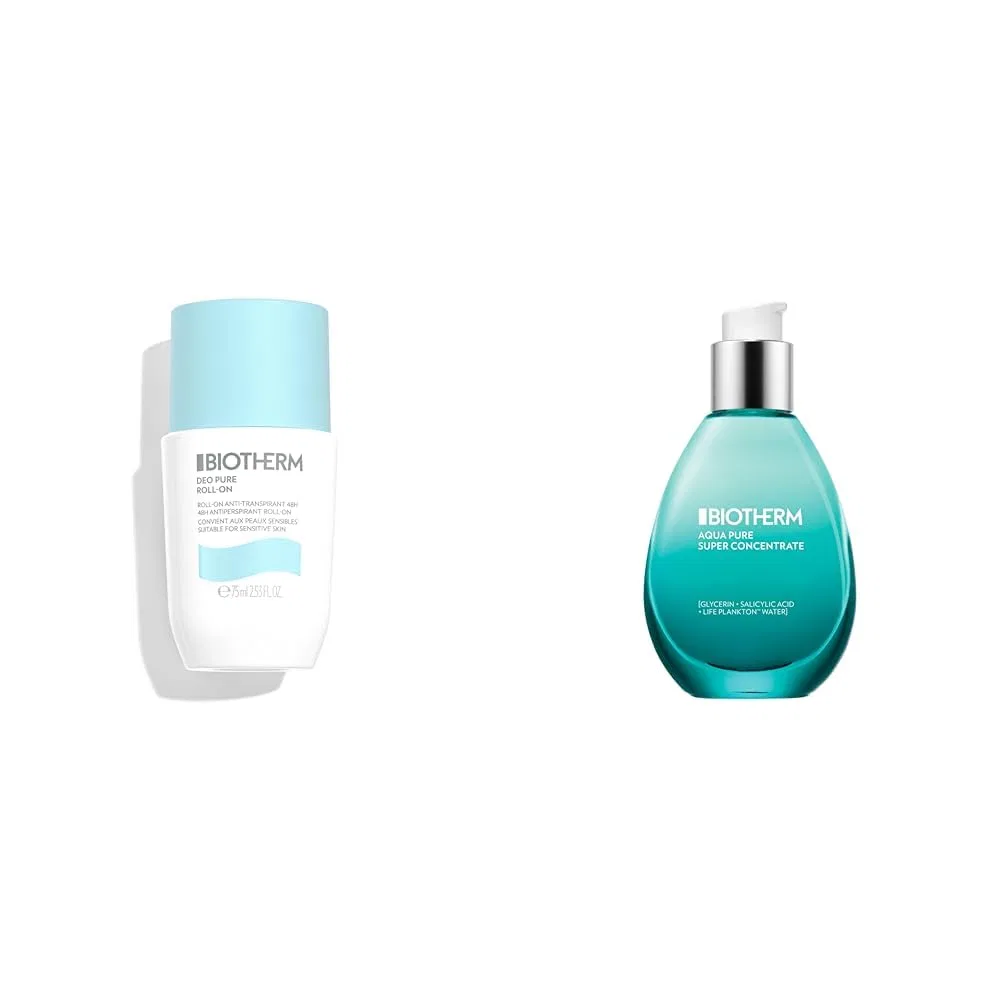 Дезодорант Biotherm Deo Pure Roll-On 75 мл + Крем для лица Biotherm Aqua Pure Super Concentrate Day Cream 50 мл