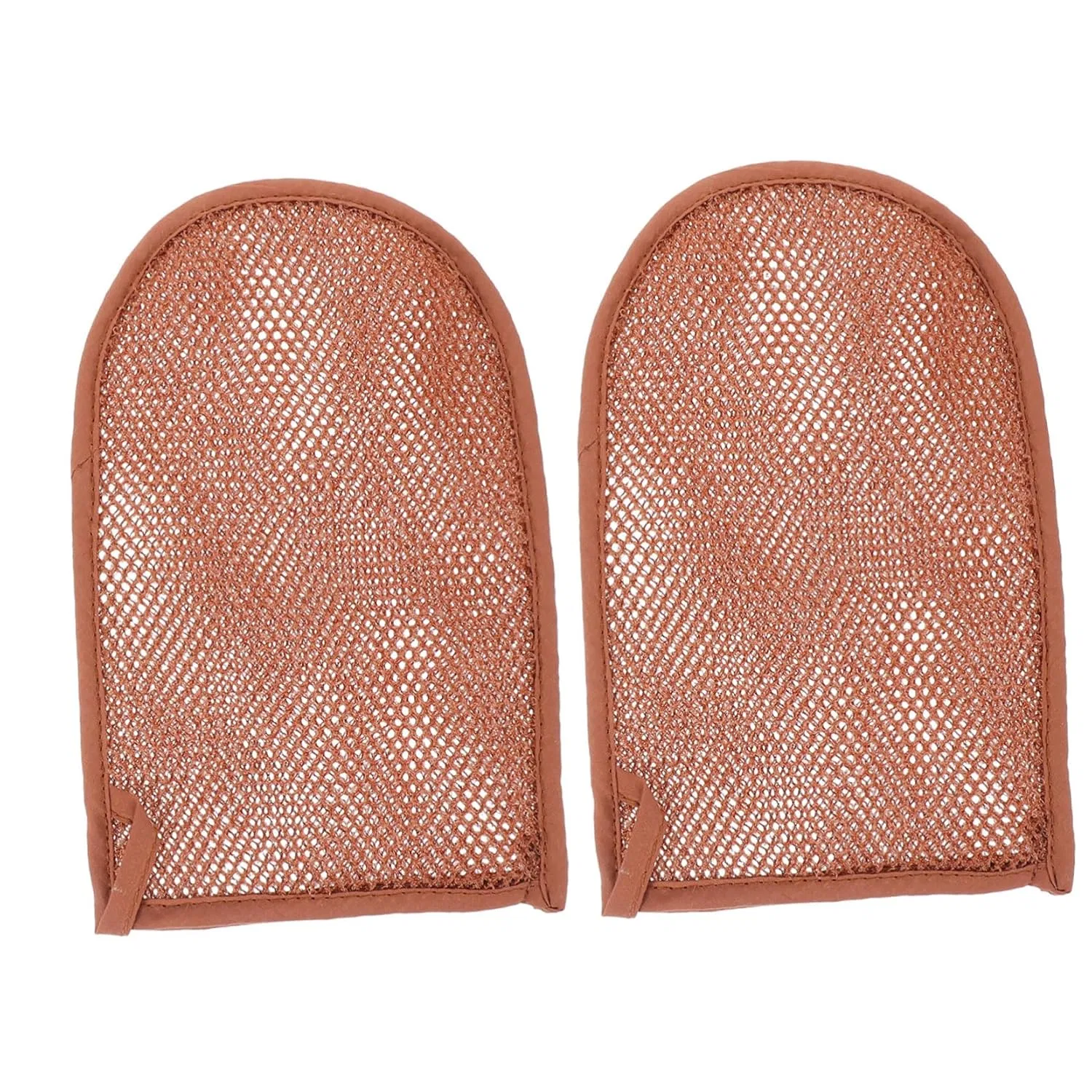 Эксфолирующие перчатки для душа, Minkissy, 2 шт, Mesh Design