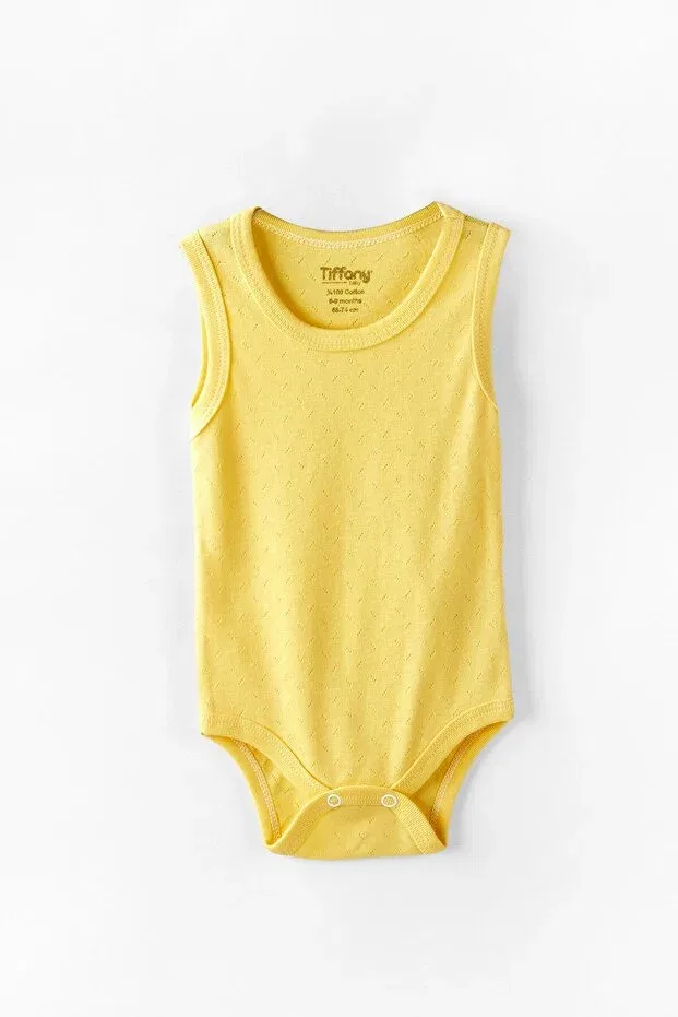 Детское боди без рукавов Tiffany, Yellow
