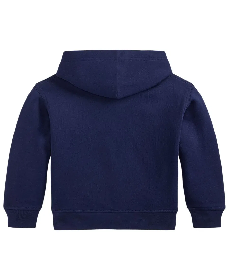 Худи оверсайз с вышивкой Polo RL, модель Big Fit Logo Polo Ralph Lauren, Rich Ruby — фото 4