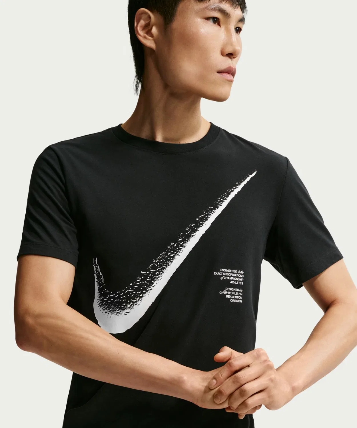 Мужская футболка с коротким рукавом и принтом DF STD HBR NIKE, Sax Blue — фото 2