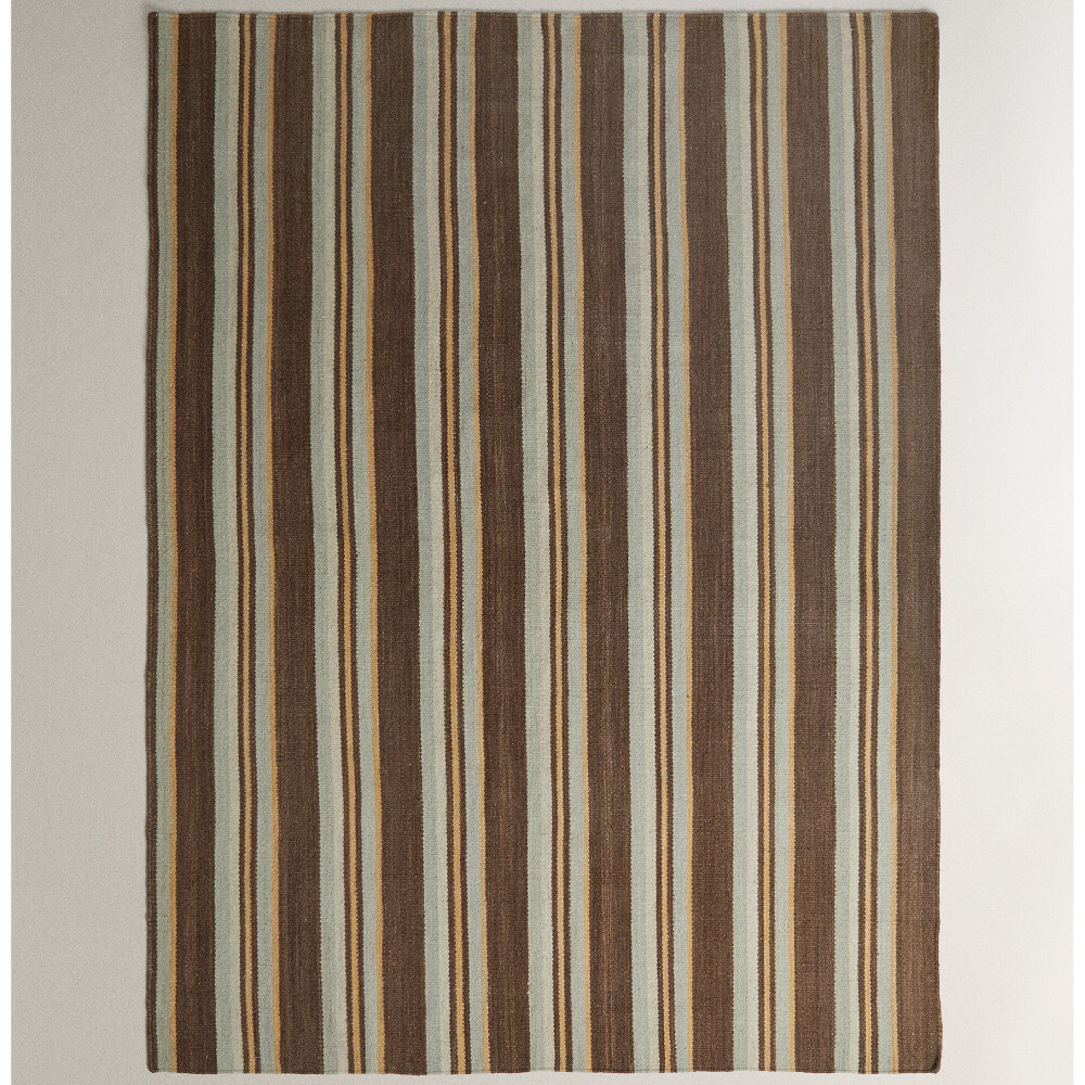 

Ковер Zara Home Striped Wool, коричневый