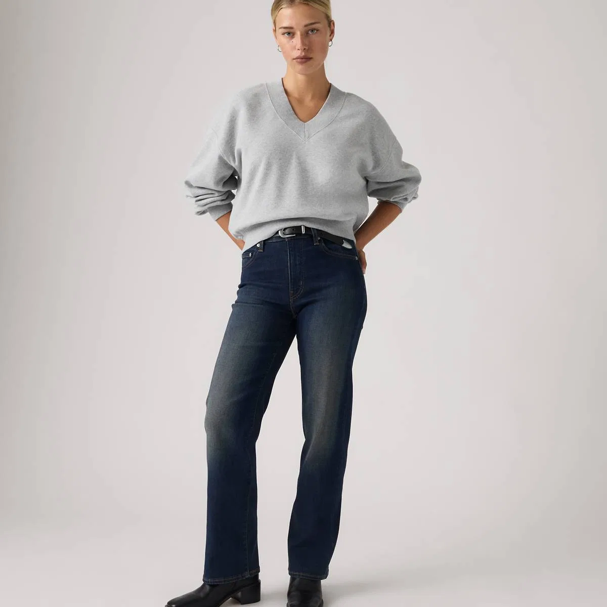 джинсы 723 прямого кроя с высокой посадкой Levi's, Lost Letters - Dark Wash