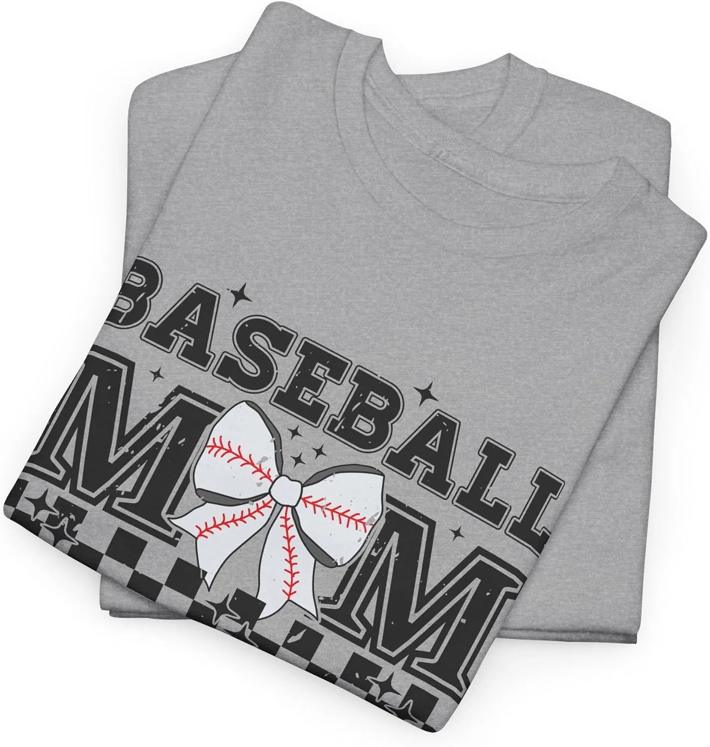 Женская футболка с принтом Baseball Mom Tee, Sport Grey — фото 3