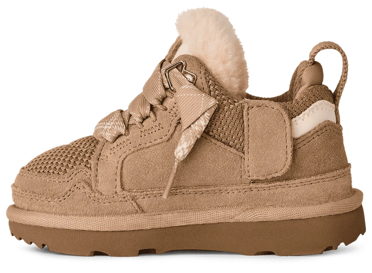 Сникерсы для девочек Lowmel UGG, цвет Sand/Sand — фото 2