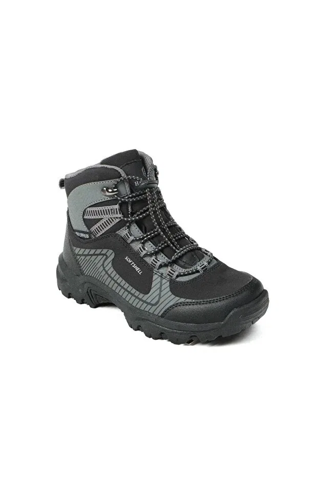 Детские ботинки для девочек с принтом Tomas f boots children's boots 101 20117-f Hammer Jack, Black-Grey — фото 2