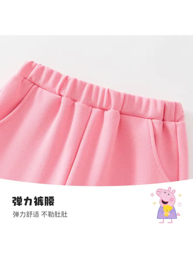 Штаны свободные широкие для девочки Peppa Pig, розовый — фото 4