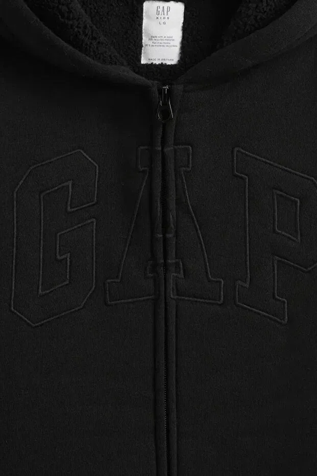 Детское худи для девочек с капюшоном V-Oc cozy children's sweatshirt Gap, Black — фото 3