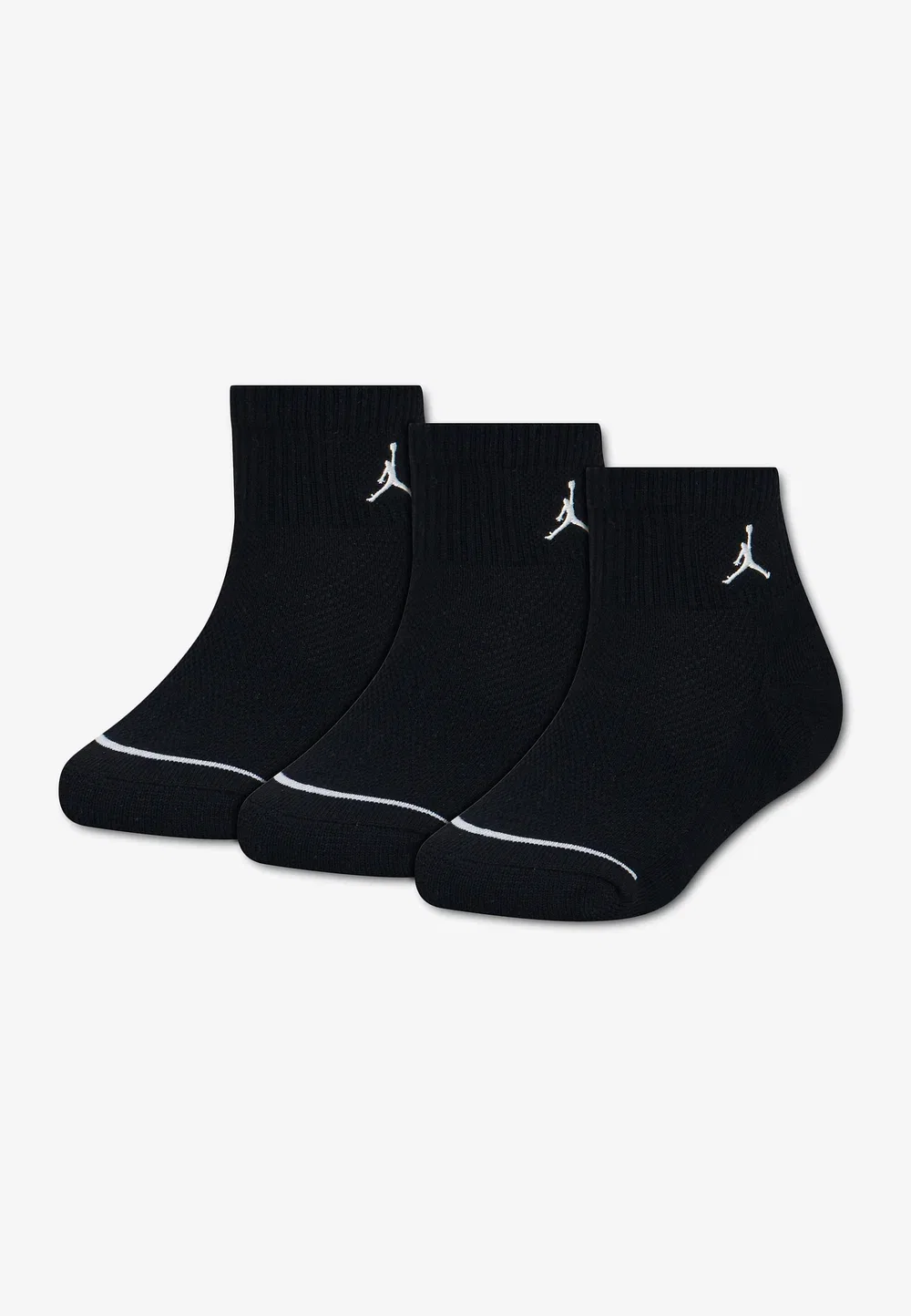 Комплект из 3 коротких носков унисекс Jordan, Black