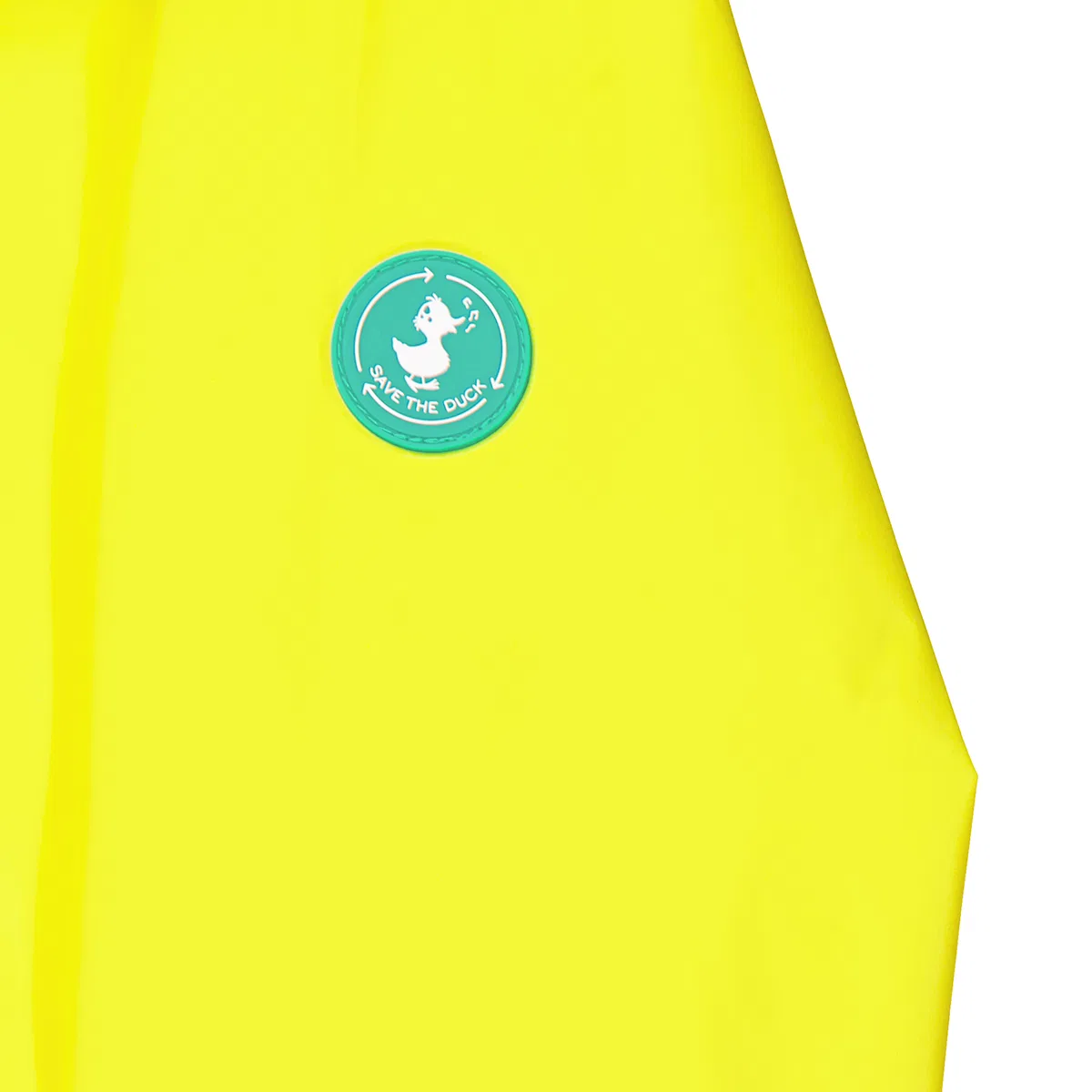Мальчиковая куртка с капюшоном из нейлона Save The Duck, Yellow — фото 2