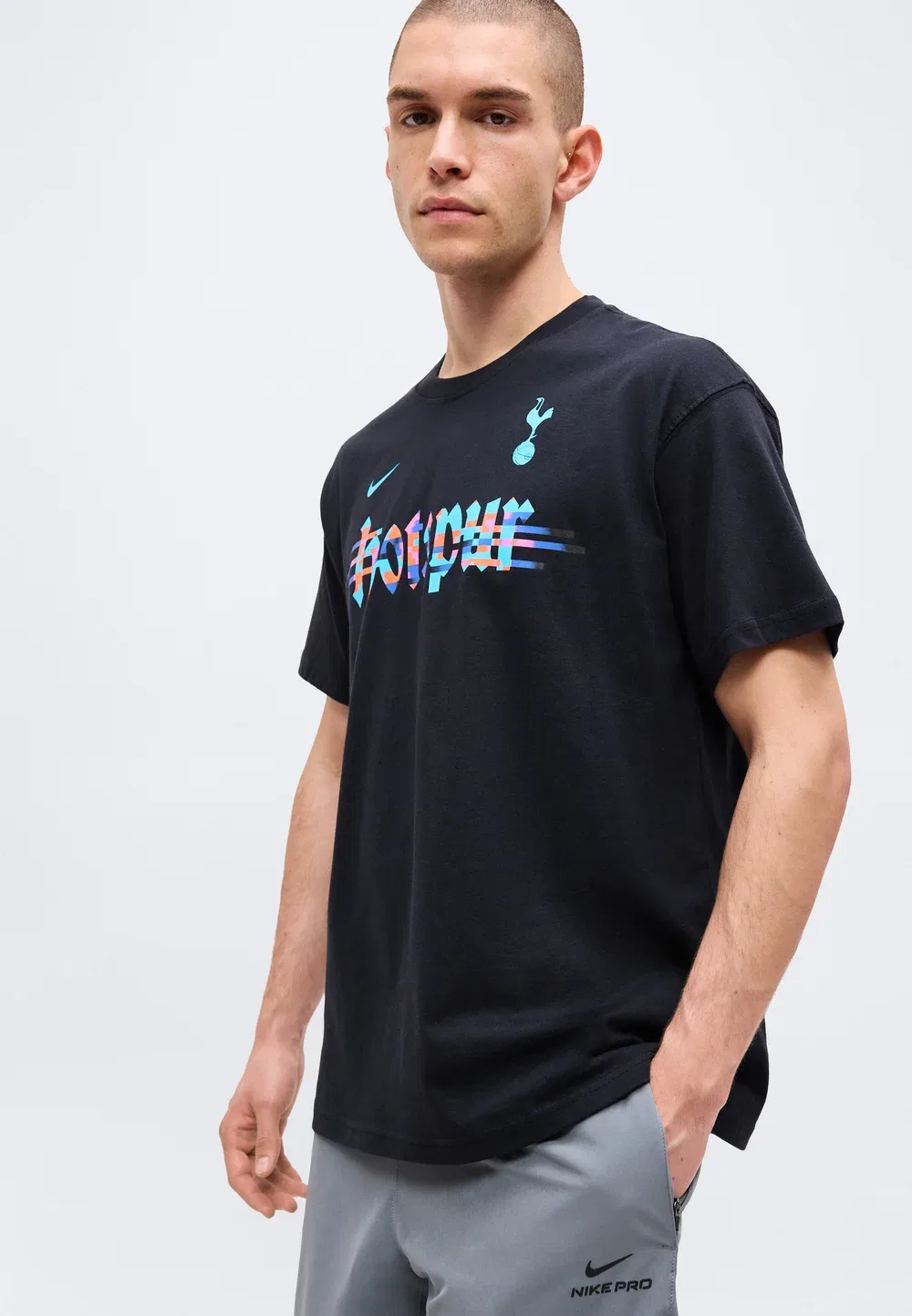 Футболка с логотипом THFC - клубная одежда Nike Performance, Black — фото 4