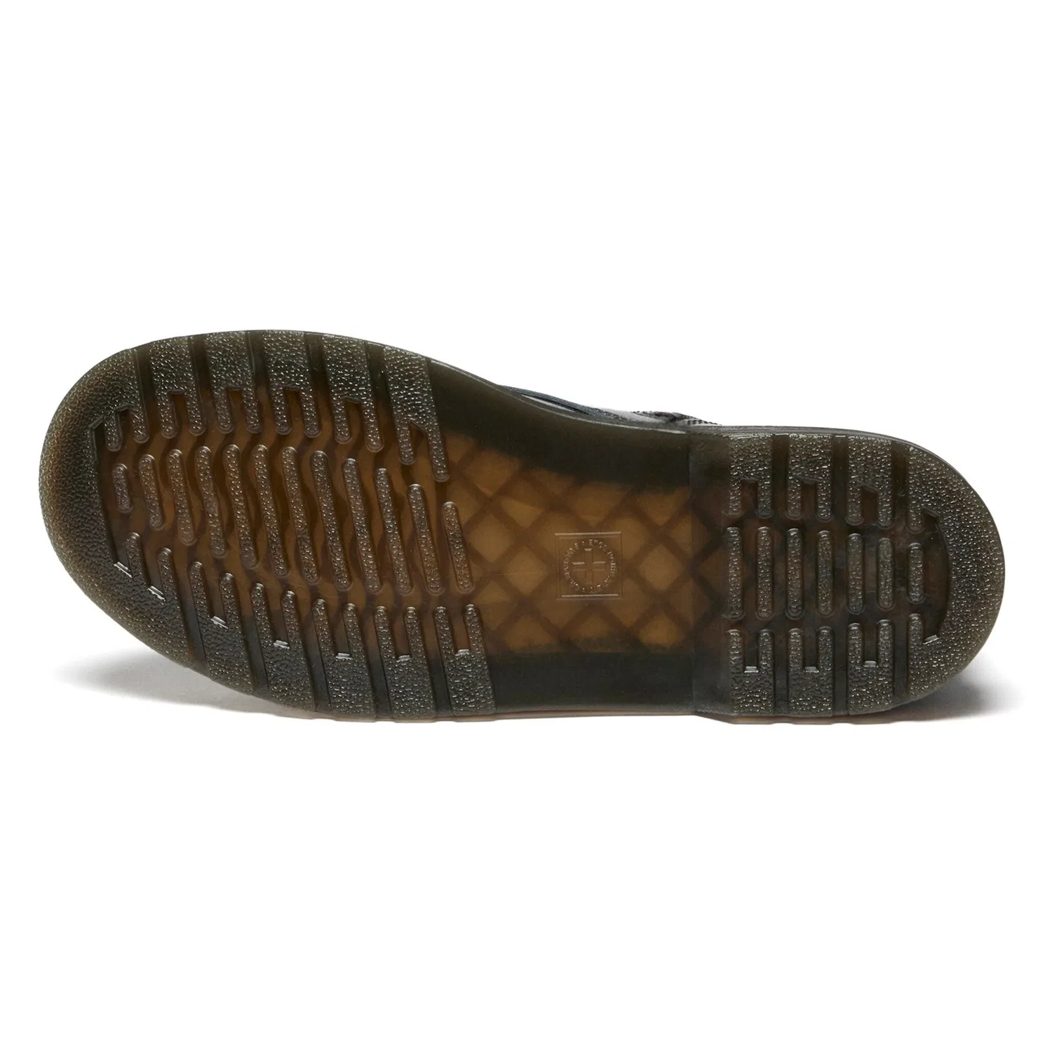 Детские ботинки Dr. Martens 1460 Kinder SOFTY T на шнуровке с молнией, кожаные, Black-Silver — фото 2