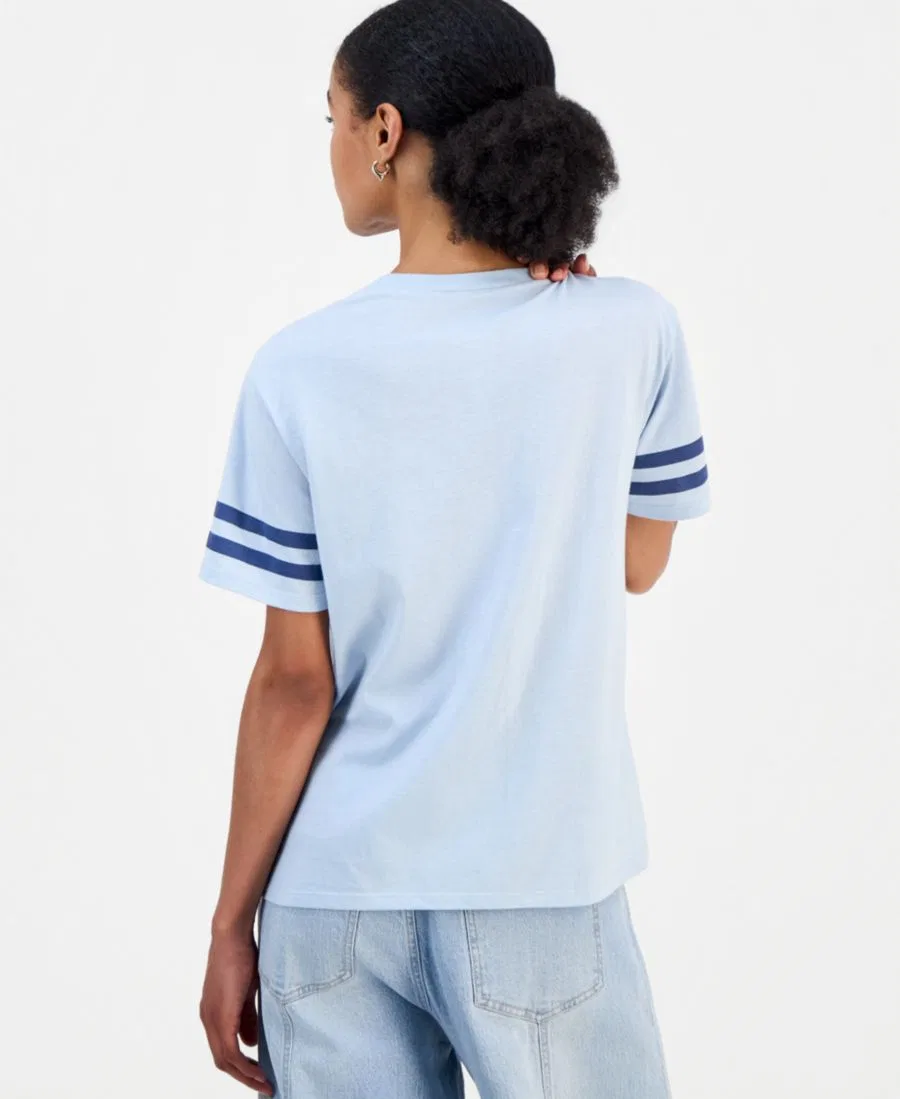 Футболка с принтом Cinnamoroll Varsity Graphic Sanrio, Baby Blue — фото 3
