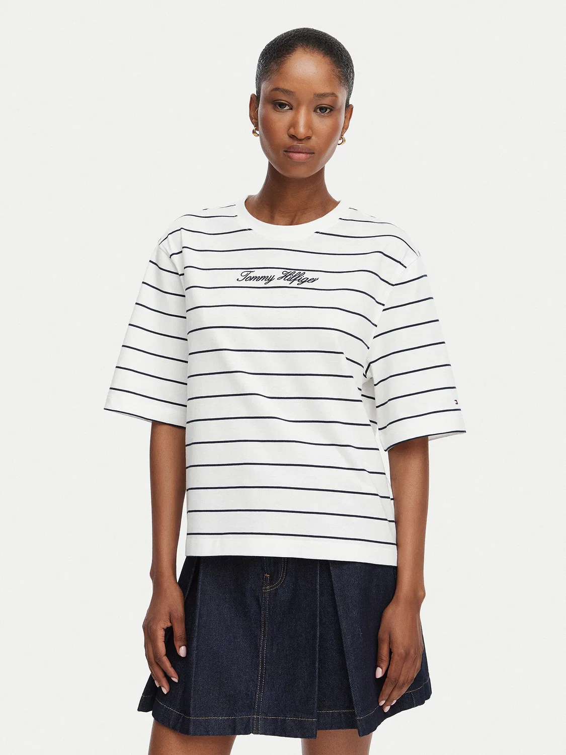 Женская футболка свободного кроя Classic Tommy Hilfiger, белый