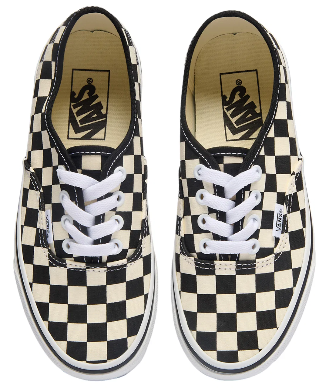 Кроссовки для мальчиков Authentic Vans, черный/белый — фото 4