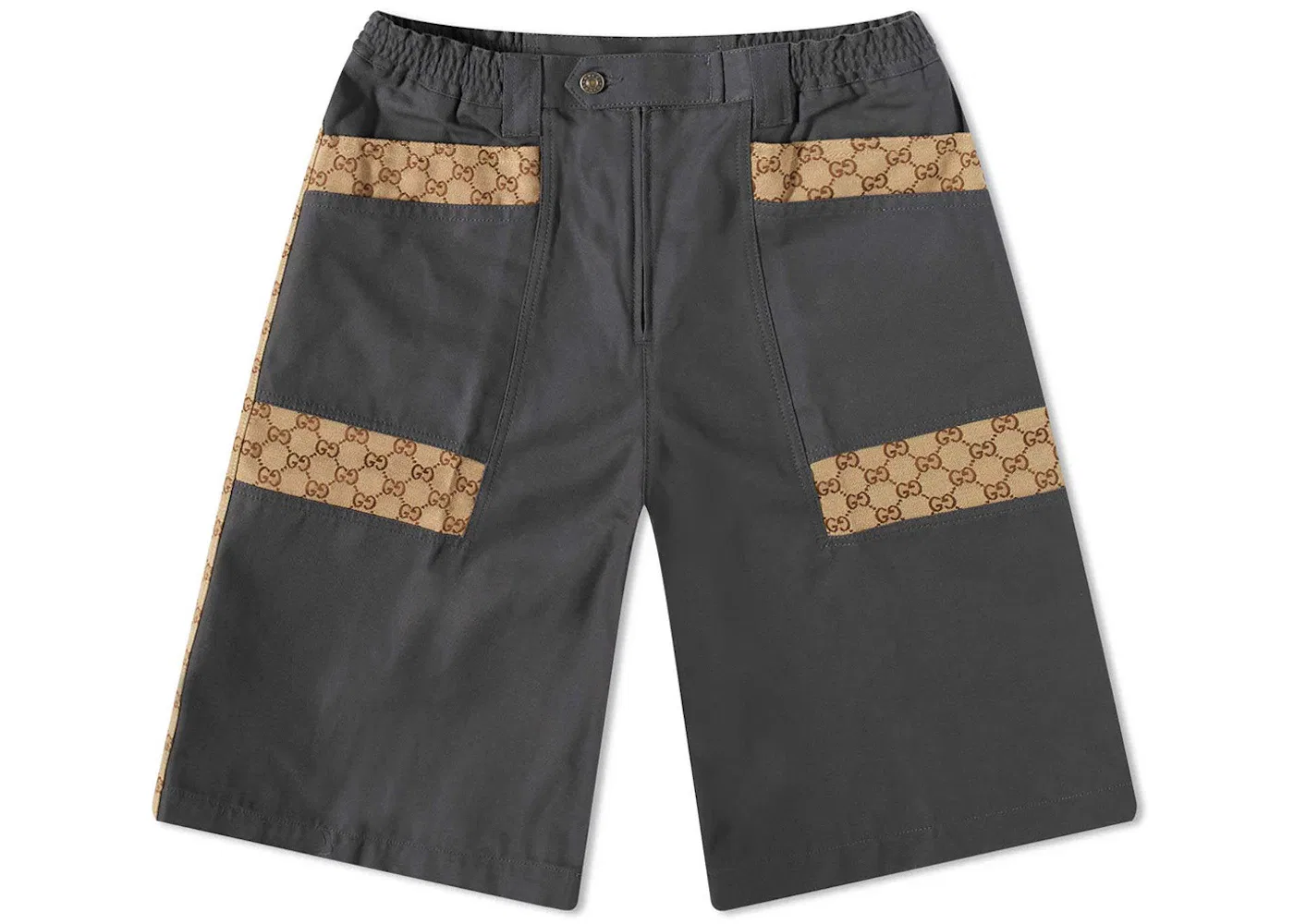 Мужские шорты с принтом Twinsberg Gucci, Grey