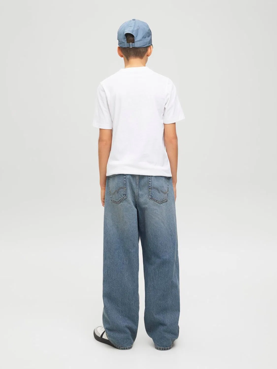 Джинсы свободного кроя Ron JACK & JONES JUNIOR, синие — фото 4