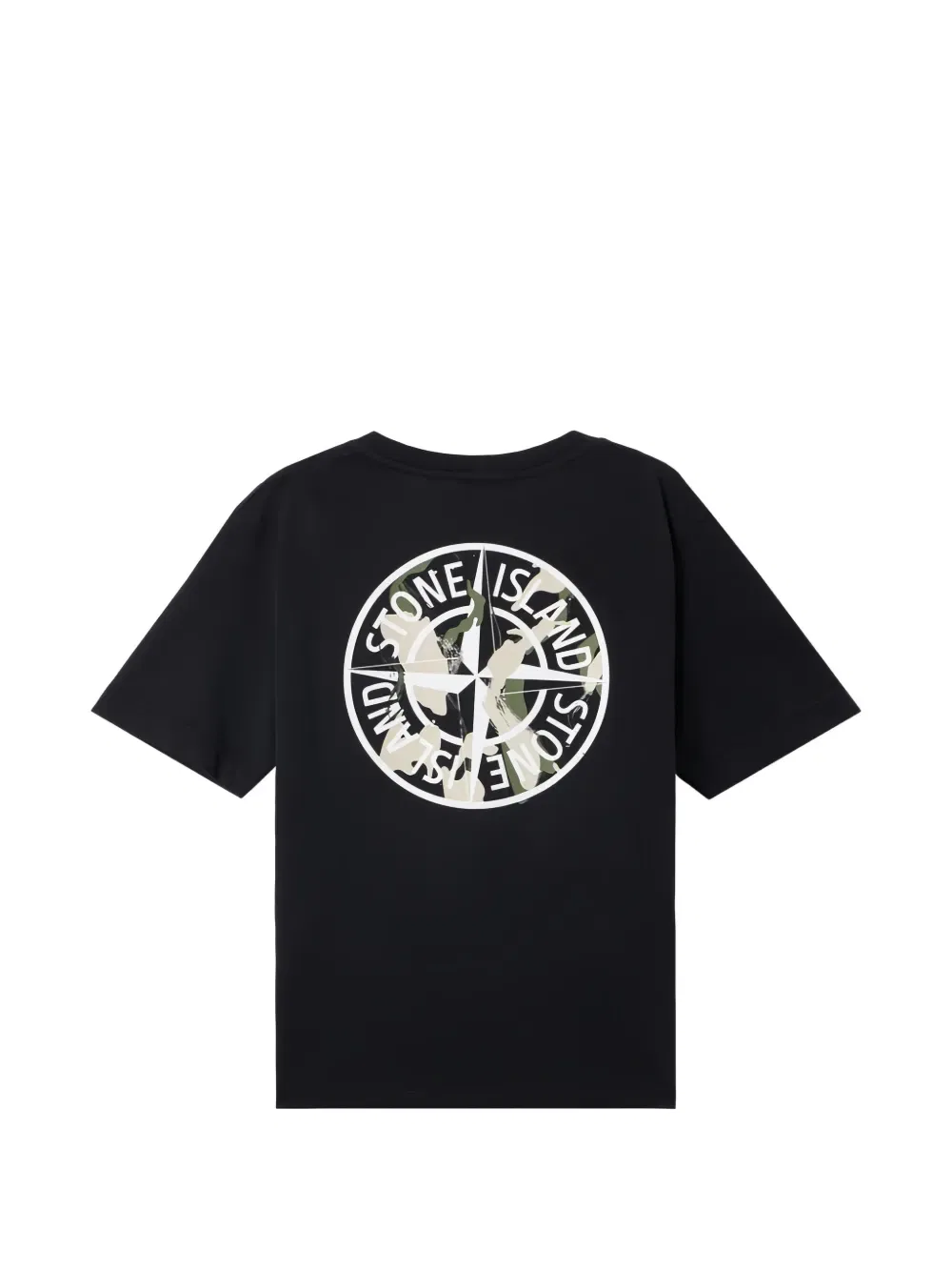Футболка Compass Stone Island Junior, черный — фото 2
