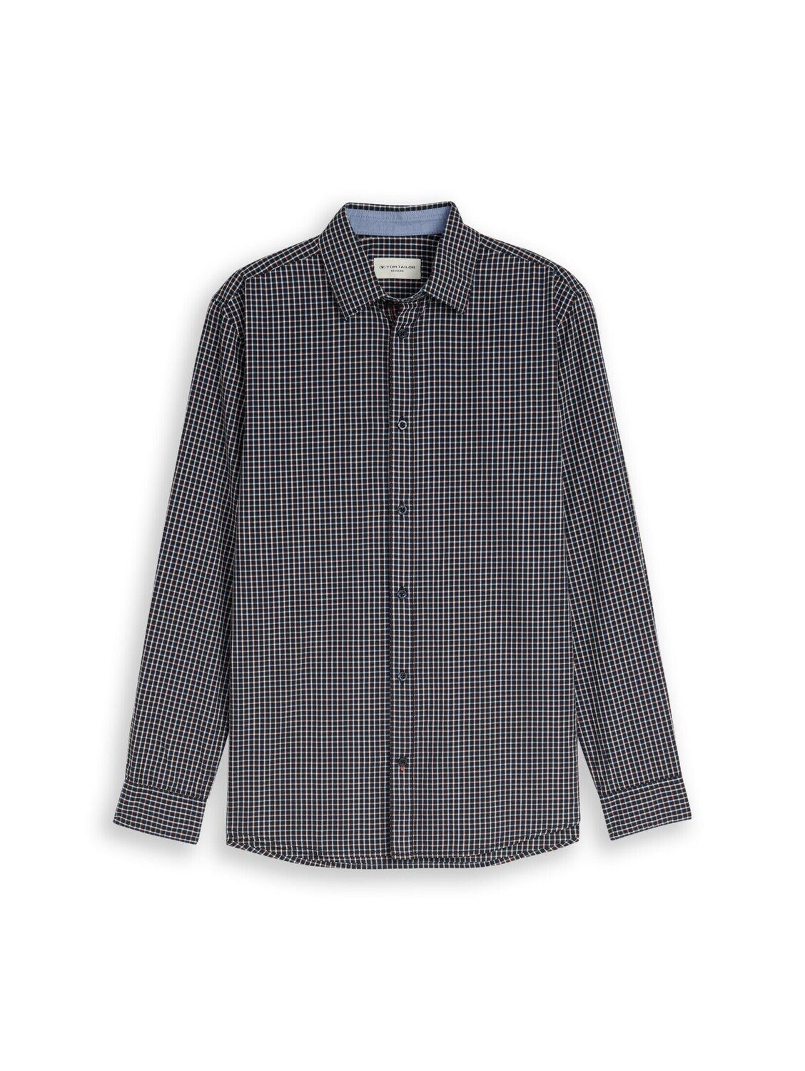 

TOM TAILOR Рубашка на пуговицах Regular fit в цвете Navy, Gentian
