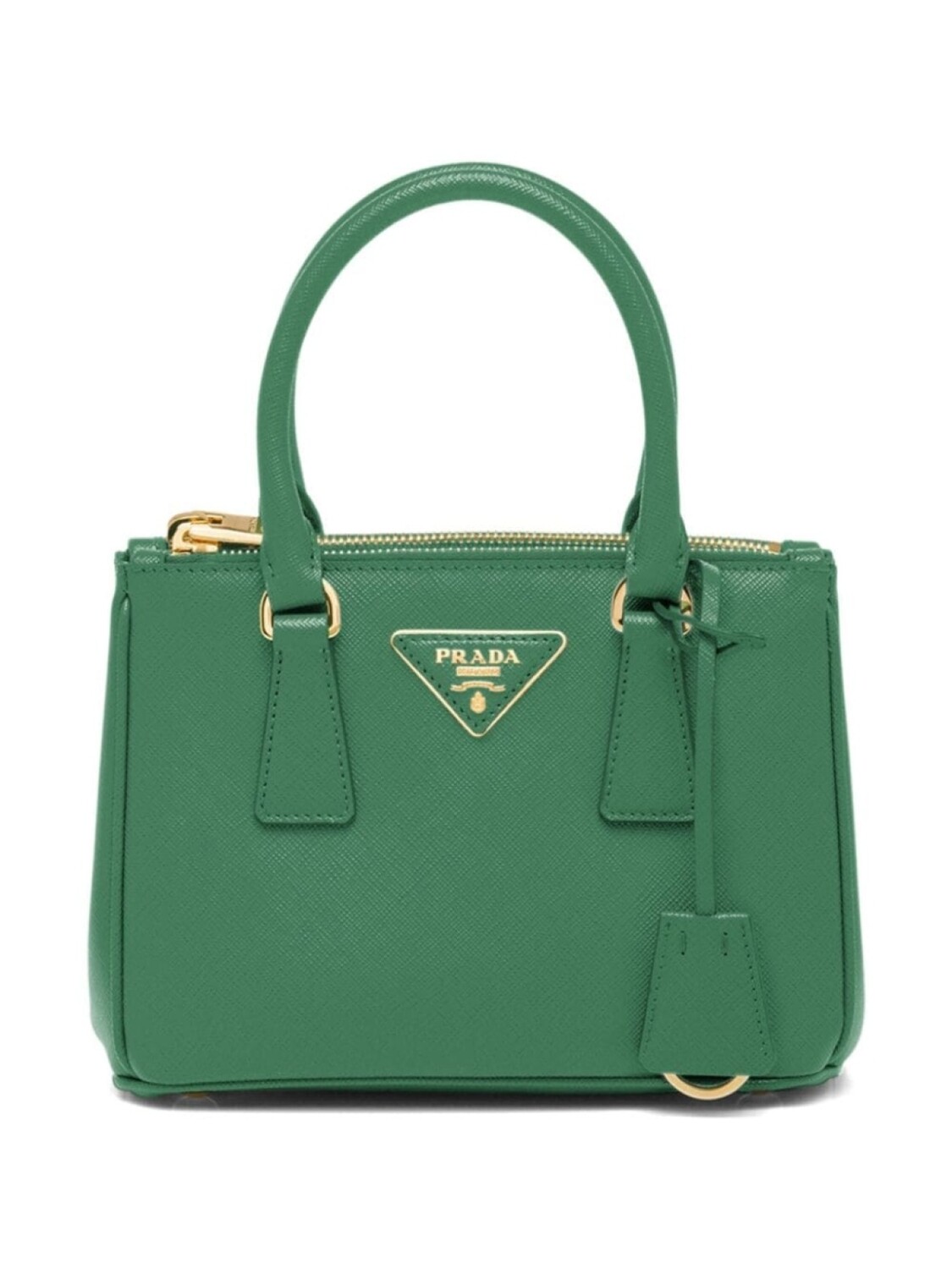 

Мини-сумочка Prada Galleria из сафьяновой кожи, зеленый
