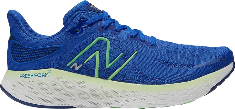 

Кроссовки New Balance Fresh Foam X 1080v12 2E Wide 'Blue Green Apple', синий