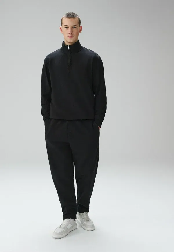 Комплект из 2 худи на молнии, хлопок, sweatshirt, Next, Black/Stone, черный