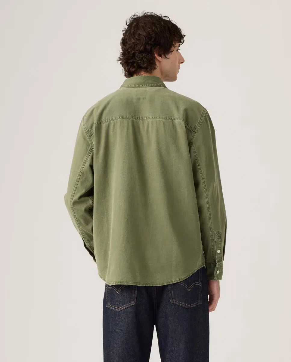 Мужская рубашка с длинным рукавом, Vaquera, Levi's, зеленый — фото 2