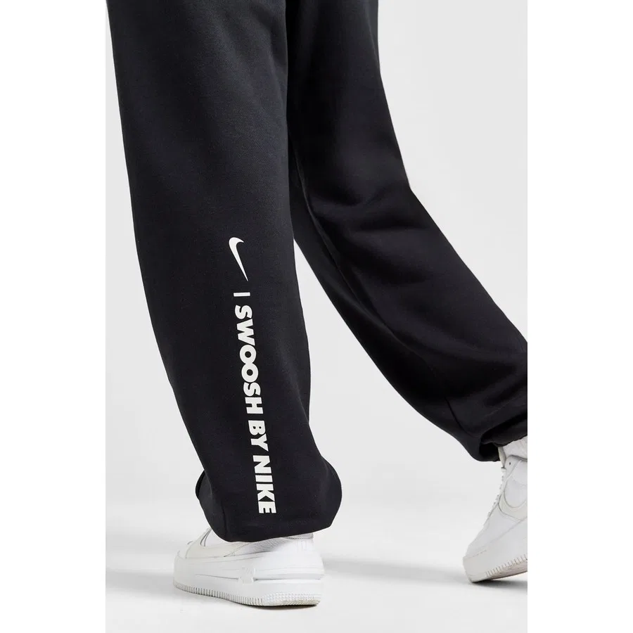 Женские спортивные штаны свободного кроя из флиса Sportswear Fleece Loose Fit Women's Pant Nike, Черный — фото 4