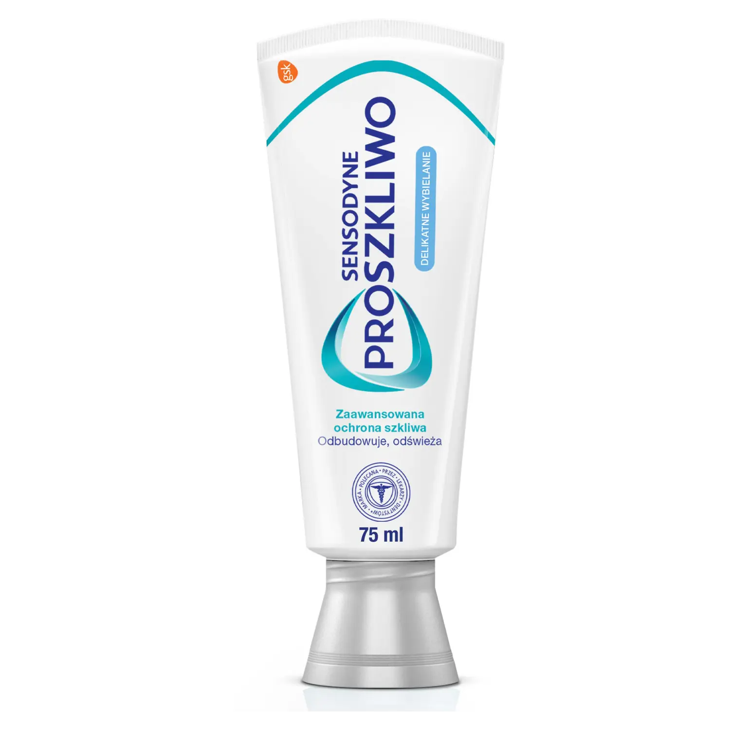 

Sensodyne Proszkliwo Delikatne Wybielanie зубная паста освежающая, отбеливающая, противокариесная, для курильщиков и от обесцвечивания, 75 мл