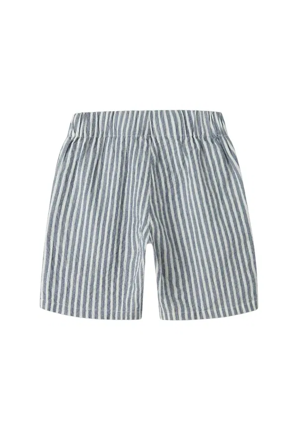 Шорты хлопковые Regular fit Name It Vintage Indigo, индиго — фото 2