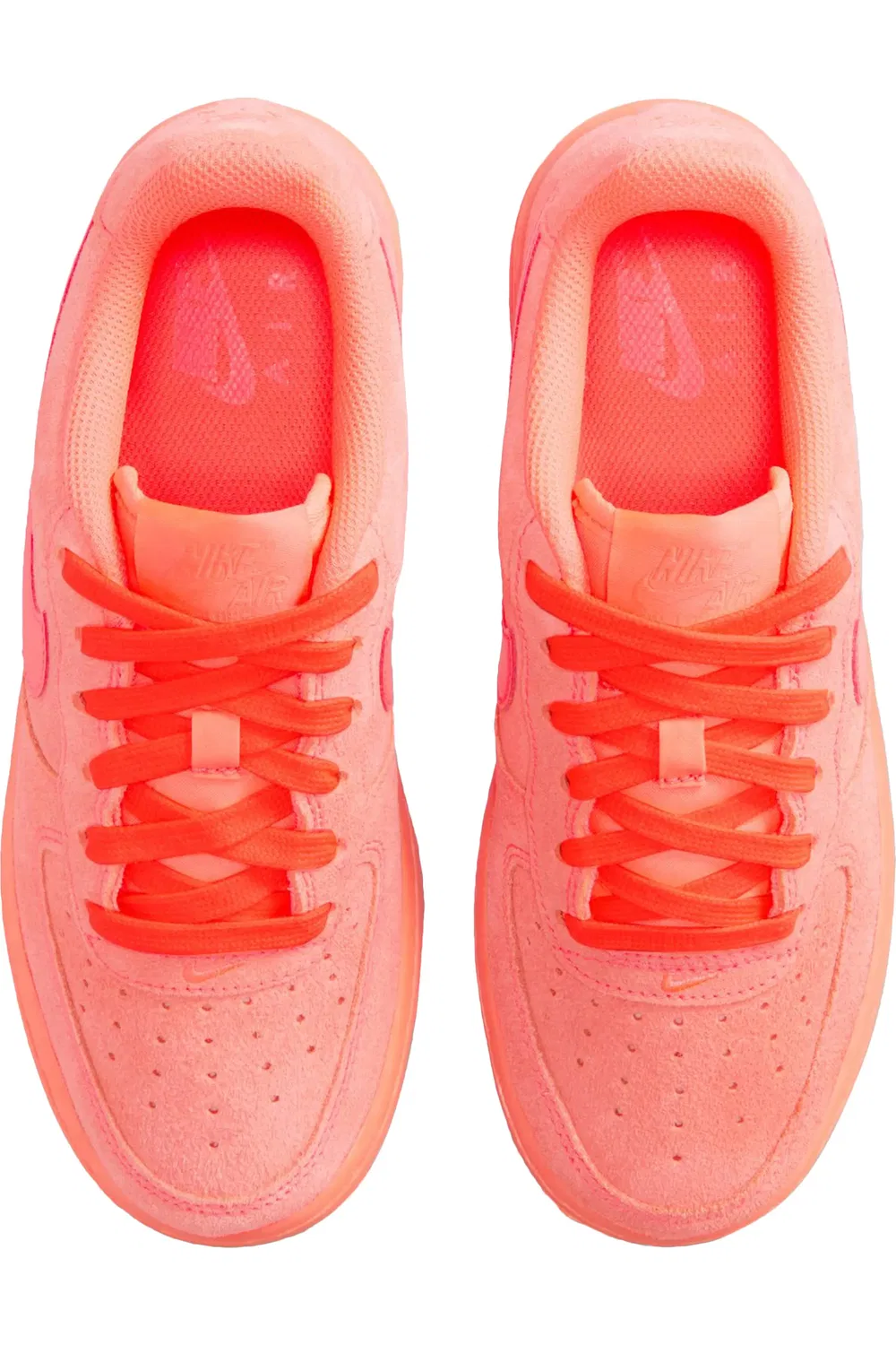 Детские кроссовки на шнуровке Air Force 1 Nike, Hot Lava/Hot Lava — фото 3