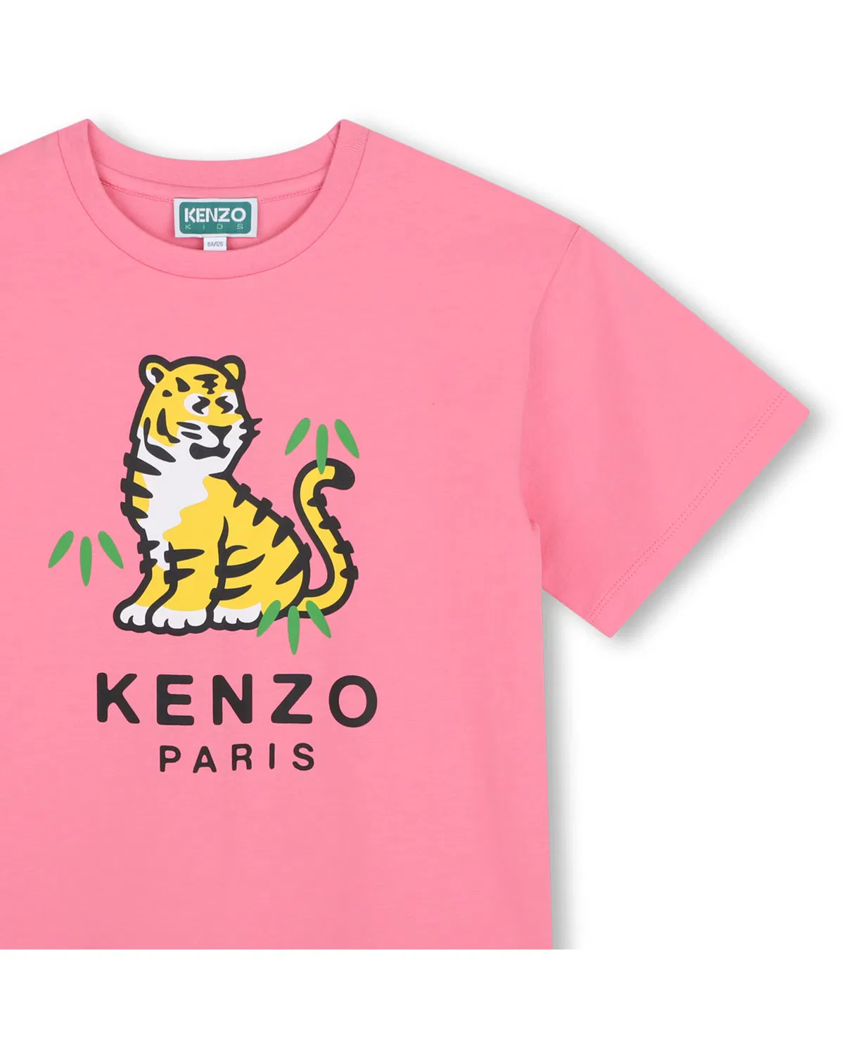 Детская футболка с коротким рукавом, Grande, Kenzo Kids, розовый — фото 2