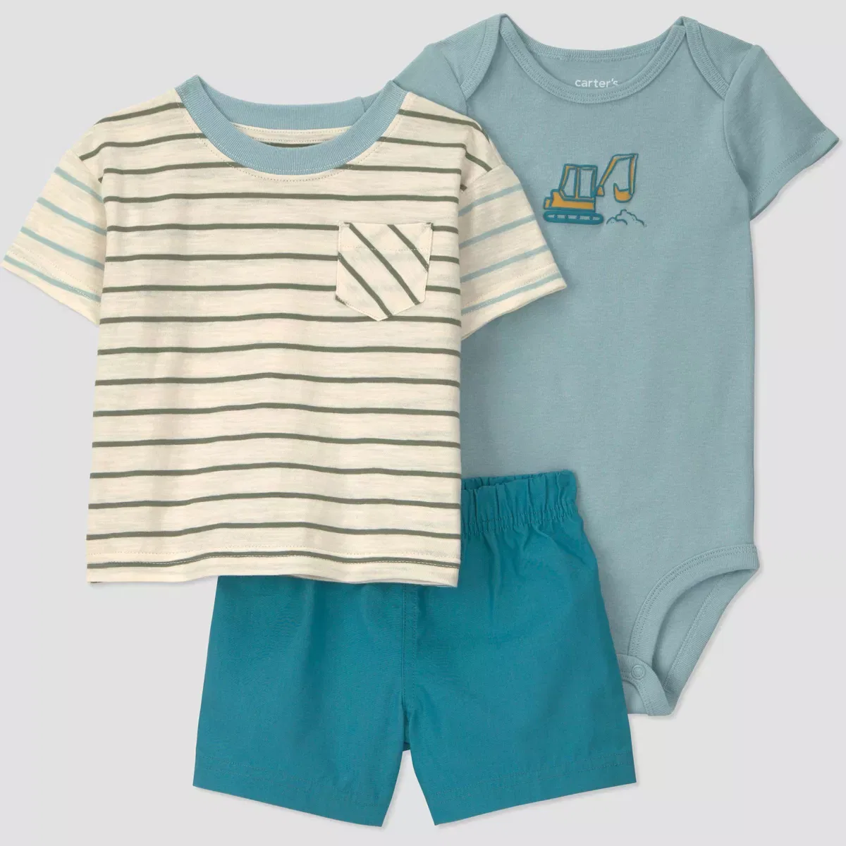 Детский комплект для мальчиков с принтом динозавра NEWBORN, Blue