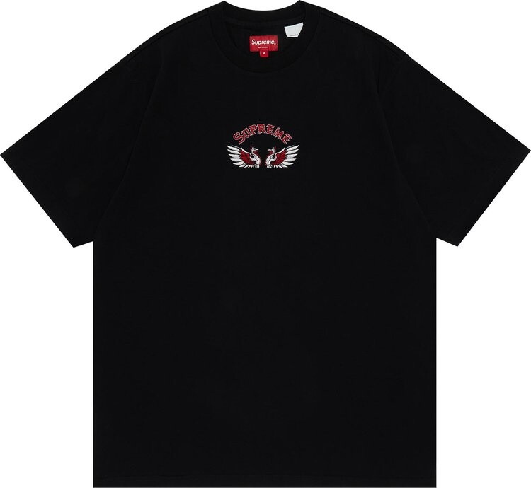 

Футболка Supreme Phoenix Short-Sleeve Top 'Black', черный