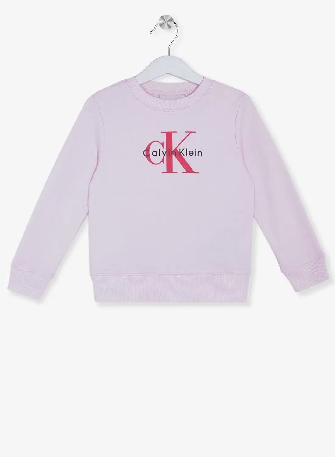 Свитшот с принтом Youth graphic pullover Calvin Klein Jeans, розовый — фото 2