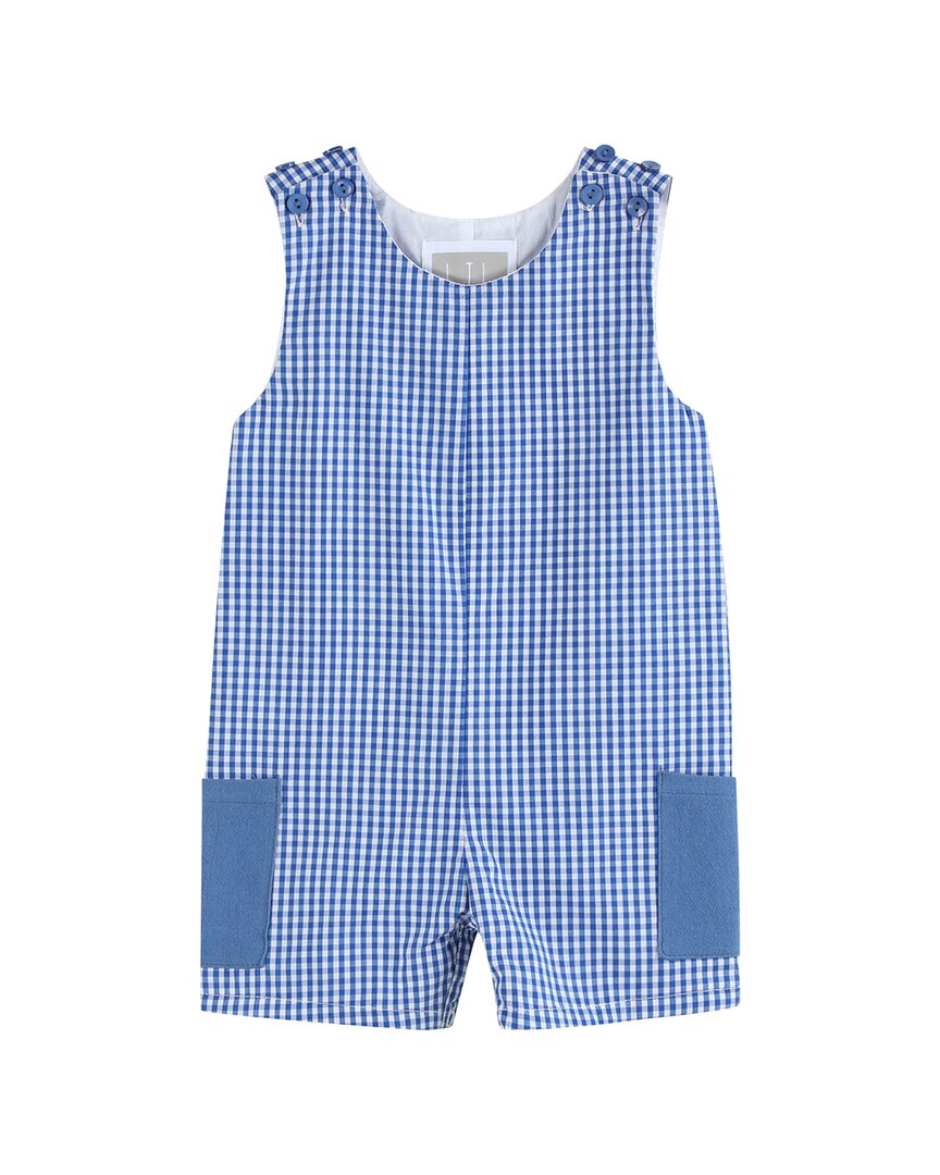 

Короткие шорты Lil Cactus Gingham Pocket, синий