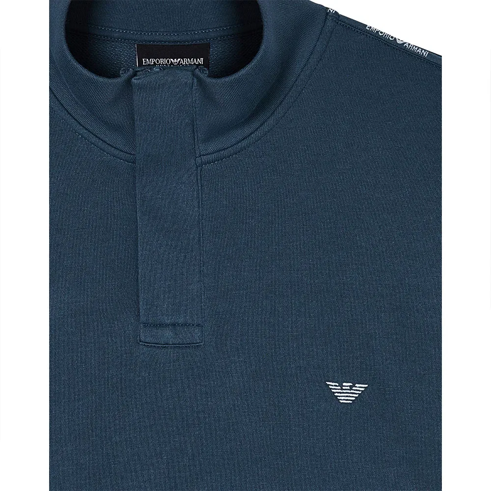 Свитшот Emporio Armani, синий — фото 4