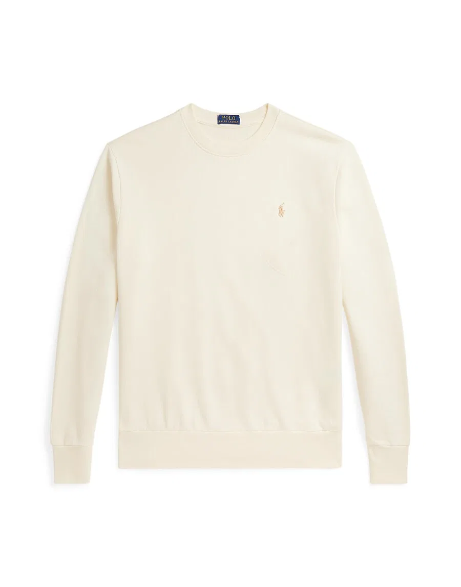 Толстовка Polo Ralph Lauren 'LOOP BACK' кремового цвета