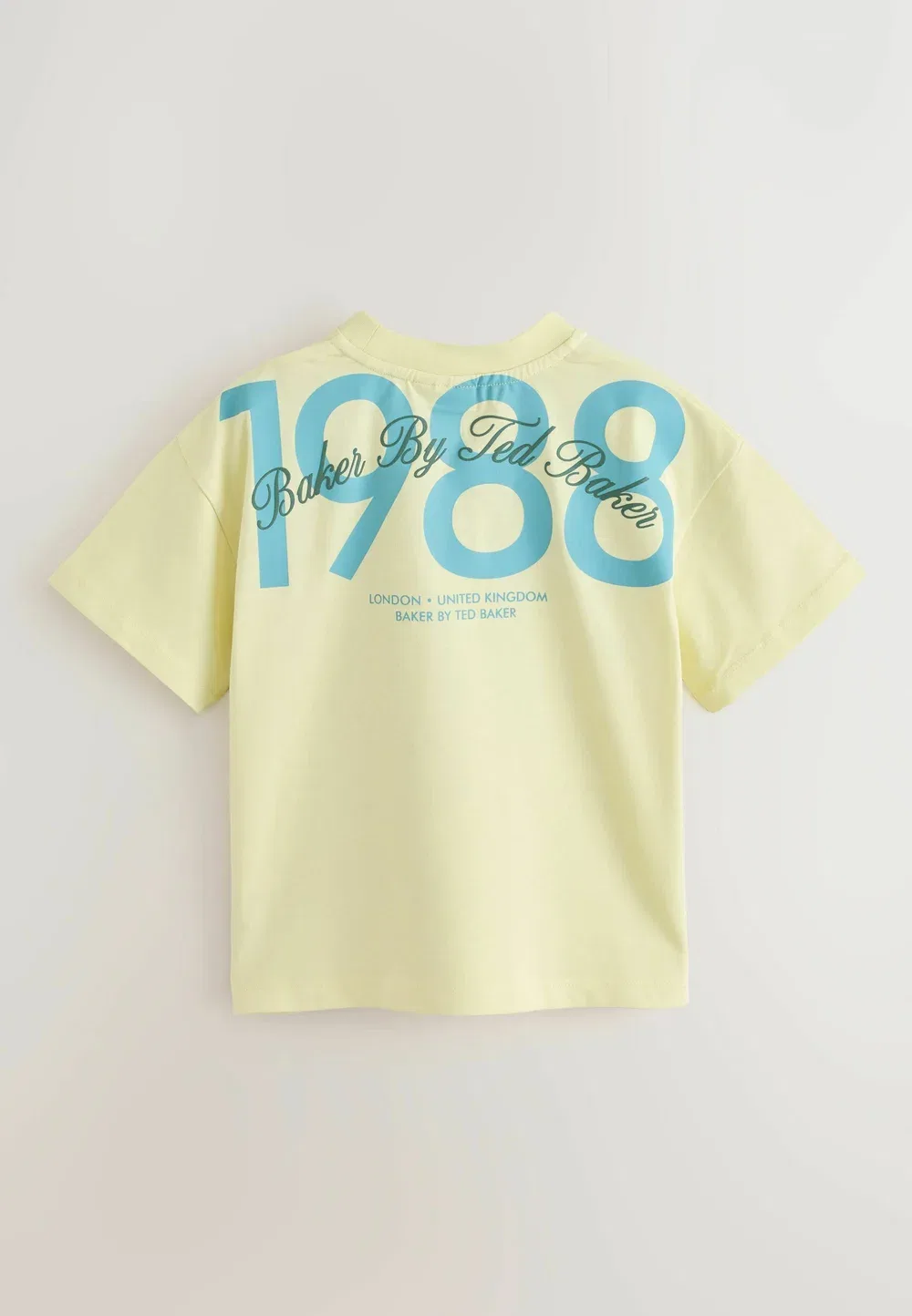 Футболка свободного кроя с графическим принтом Baker By Ted Baker, Yellow — фото 2