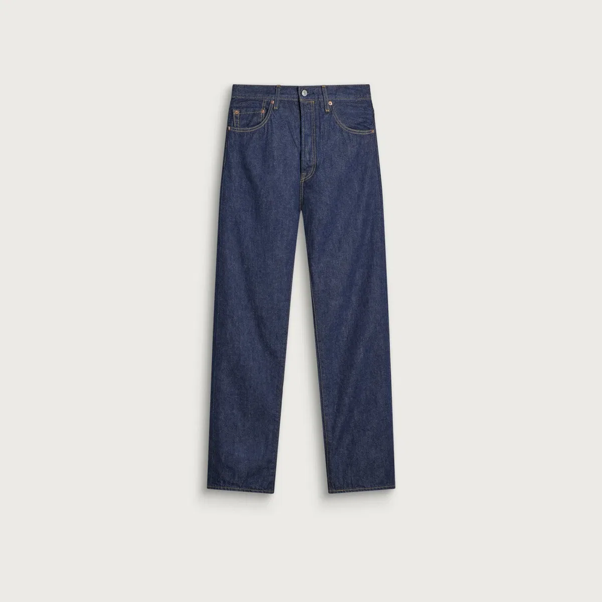 Джинсы с высокой посадкой Blue Tab 1980s 501 Selvedge Levi'S, Mij Dark Rinse 501